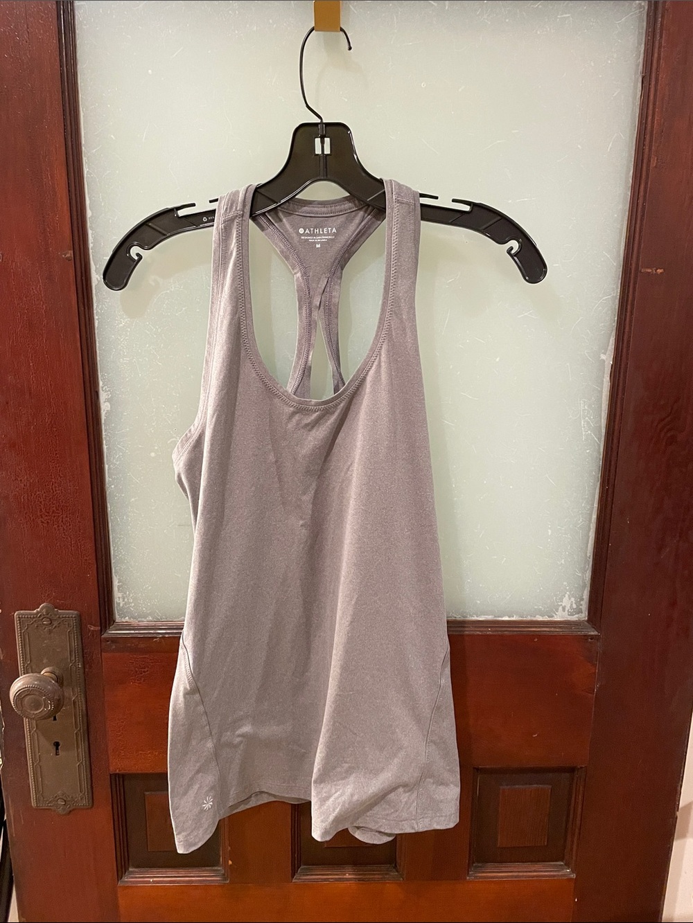 Athleta Gray Racerback Tank Top - Women's Athletic Tank